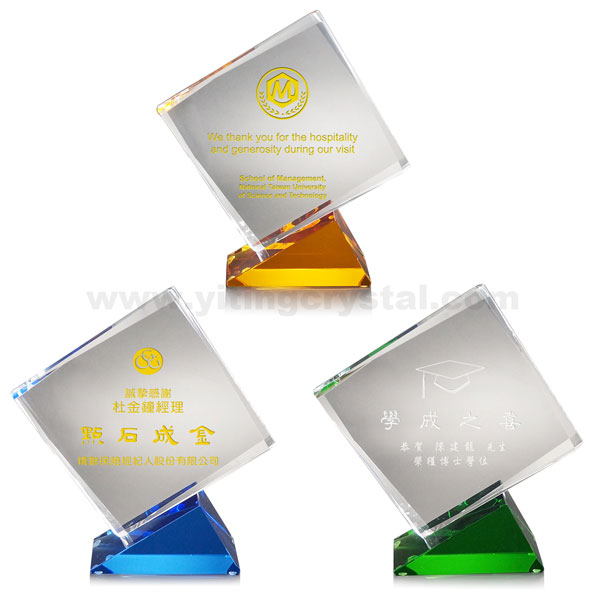 水晶獎牌-B23119