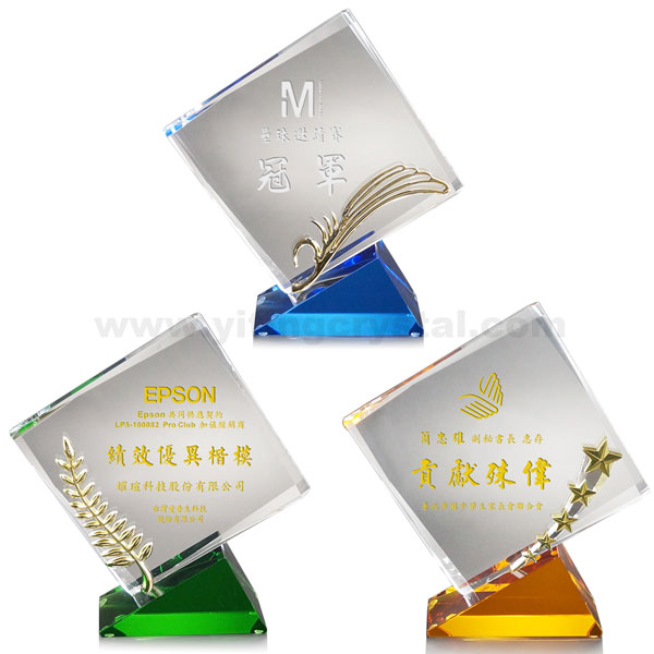 水晶獎牌-B23119