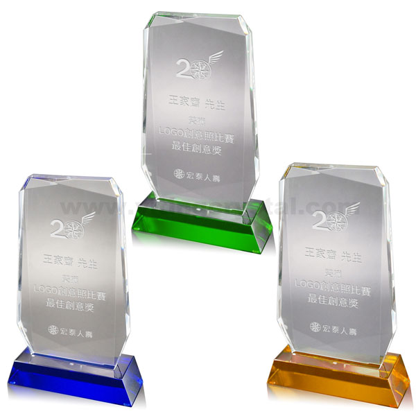 水晶獎牌-B23129